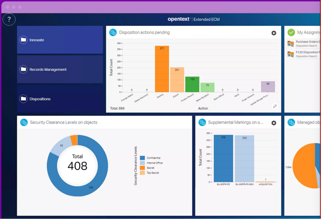 SAP Extended Enterprise Content Management by OpenText SAP Solution Extensions by OpenText